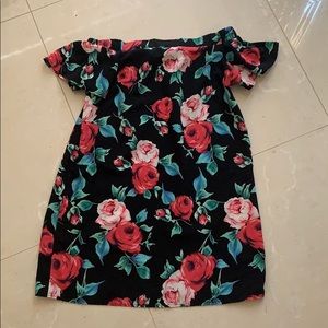 Forever 21 off shoulder dress mini